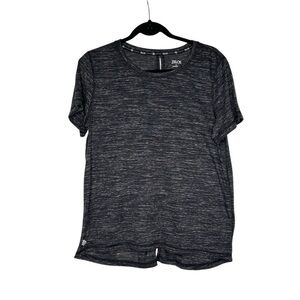 Zelos black shirt sleeve t shirt both cutout design size Large